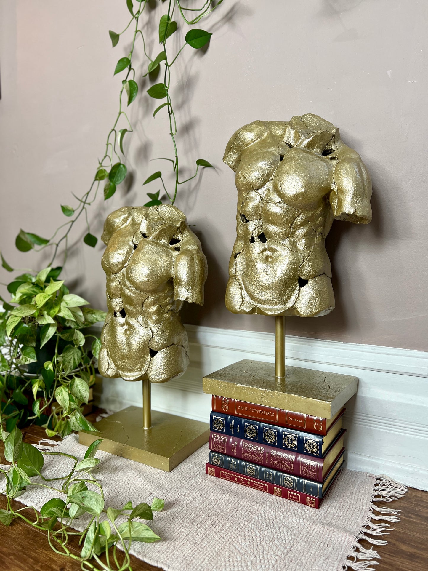 The Golden Torso Statue