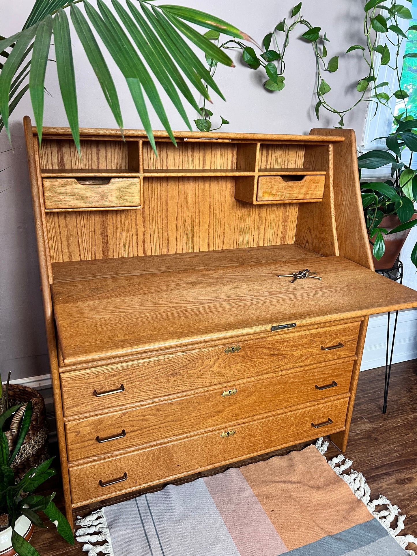 The Calico Secretary Desk