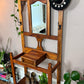 The Antique Hall Tree With Mirror