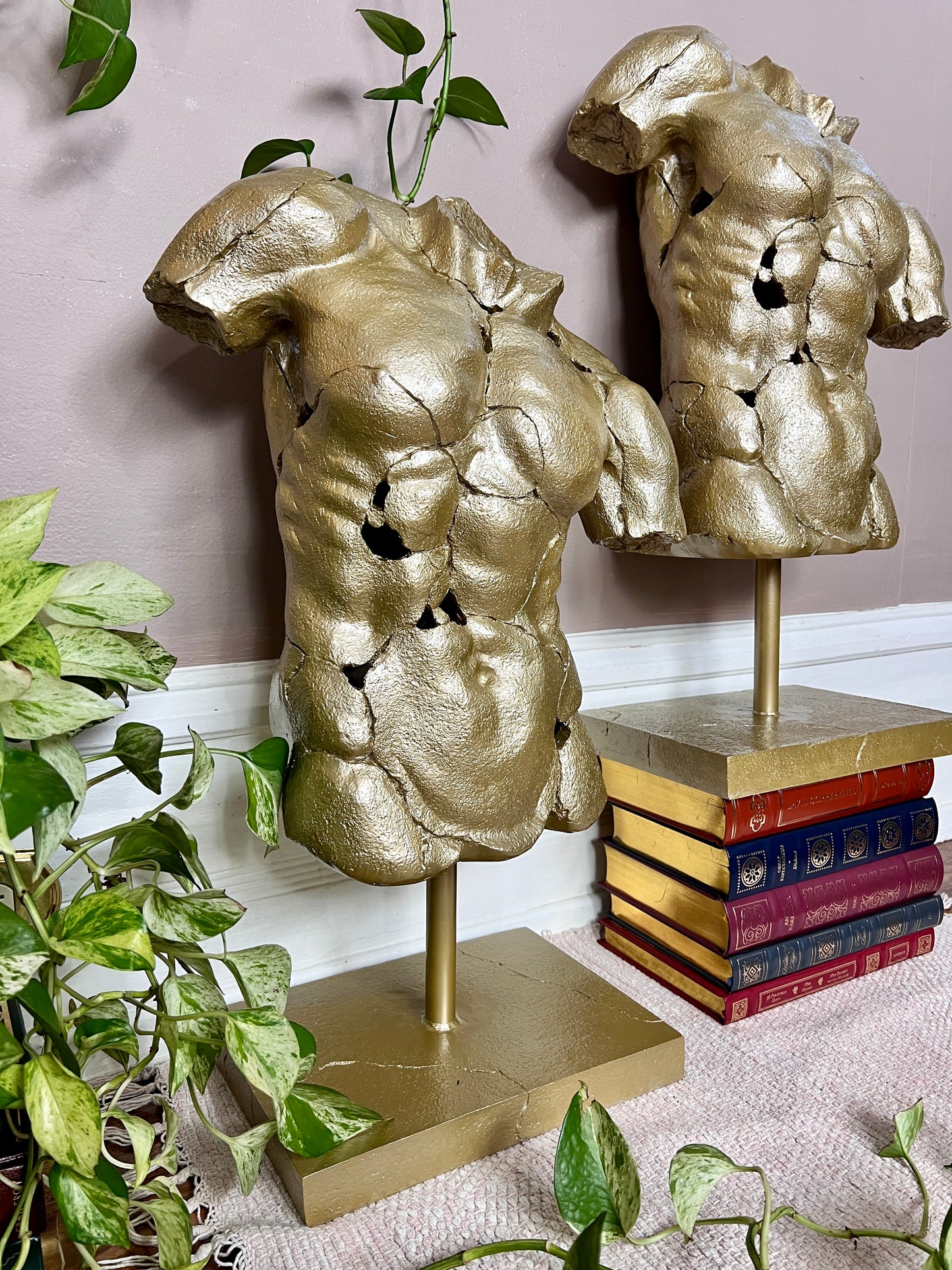 The Golden Torso Statue