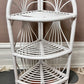 Vintage White Wicker Shelf