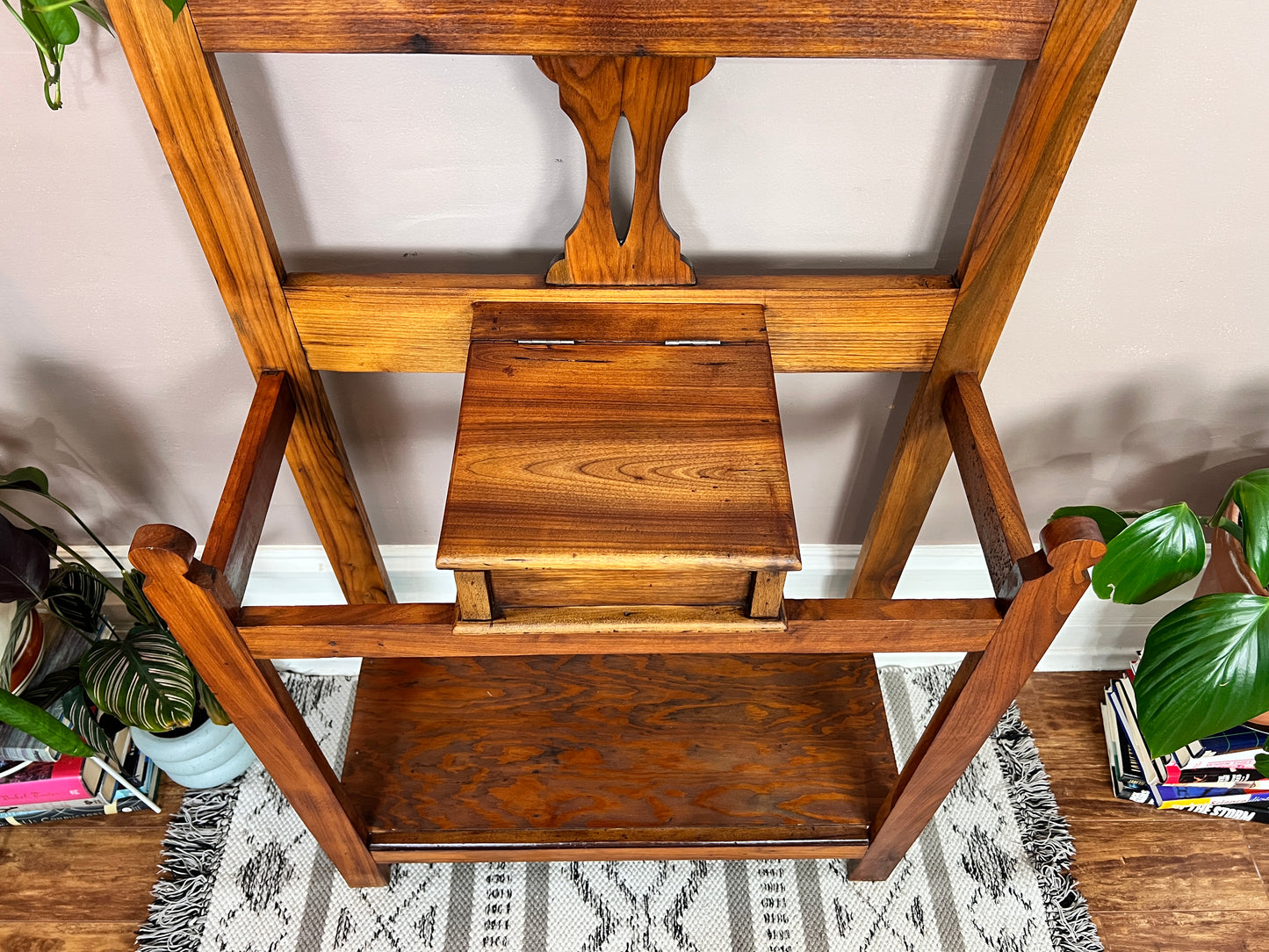 The Antique Hall Tree With Mirror