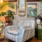 80’s Meets Midcentury Sofa & Armchair Set