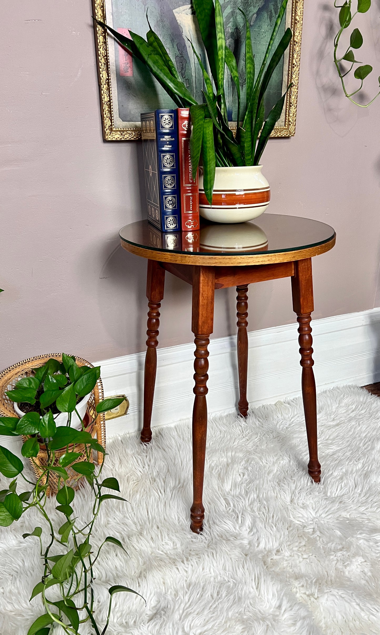 The Lovely Round Side Table