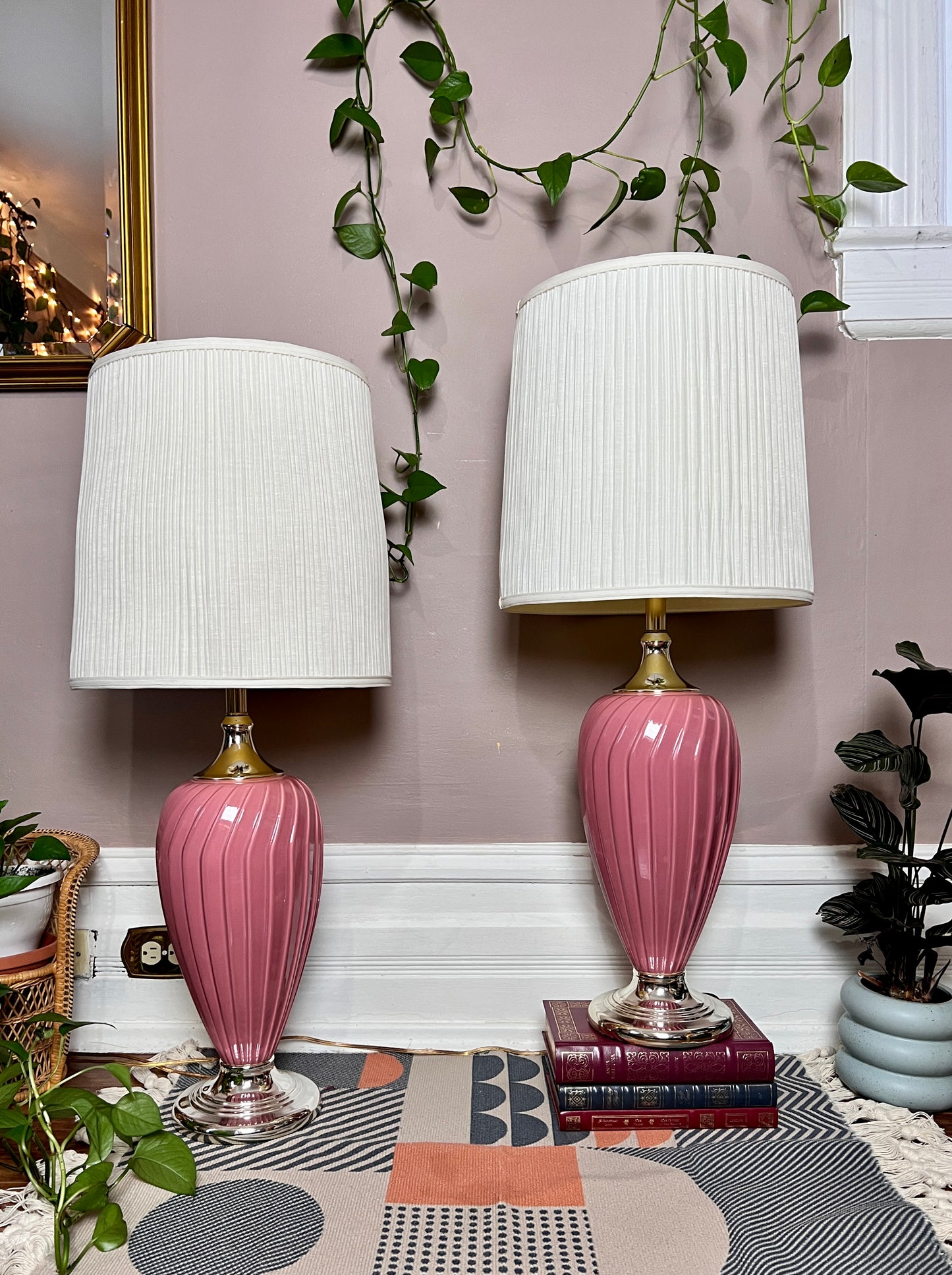 The Pink Ceramic Lamps