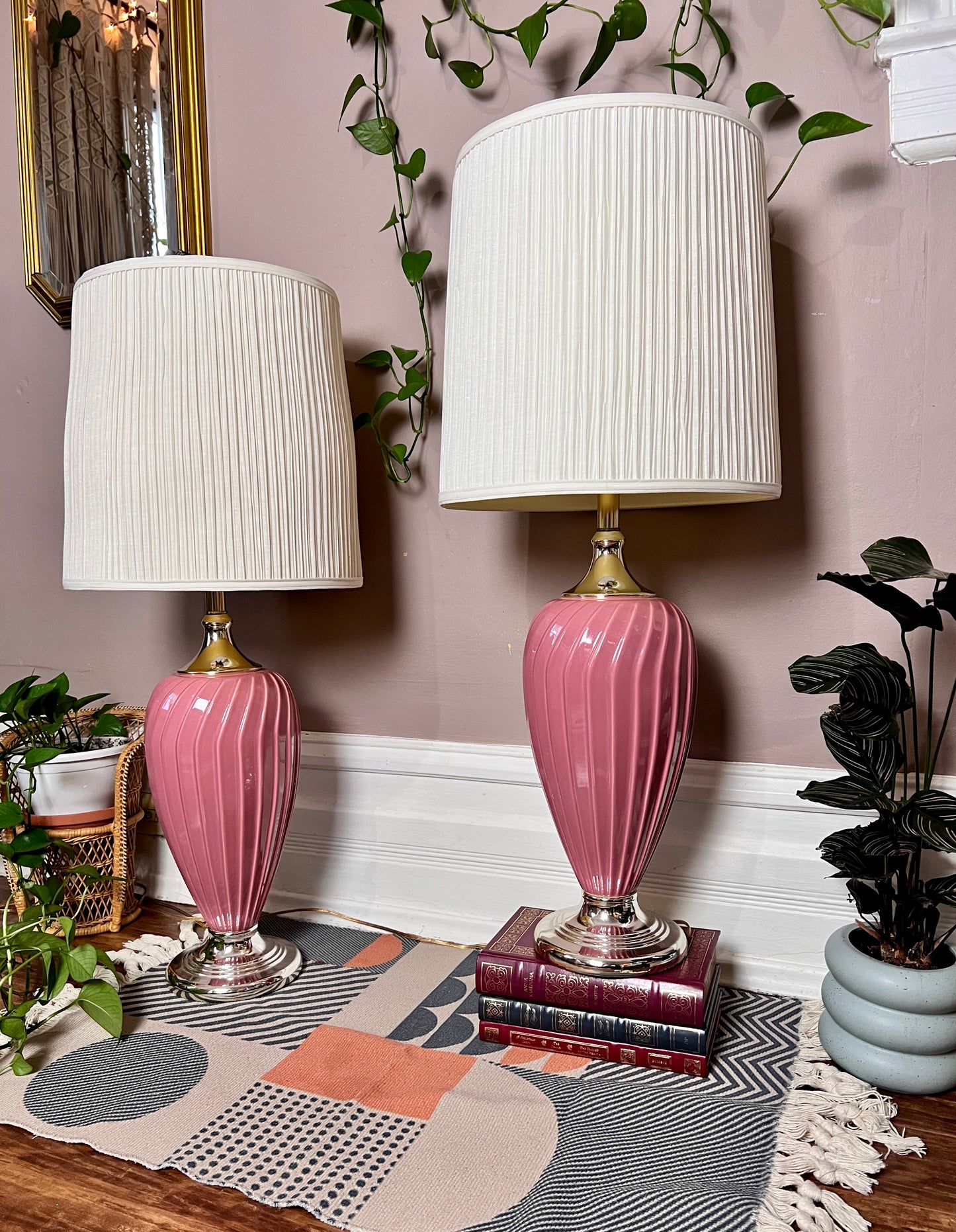 The Pink Ceramic Lamps