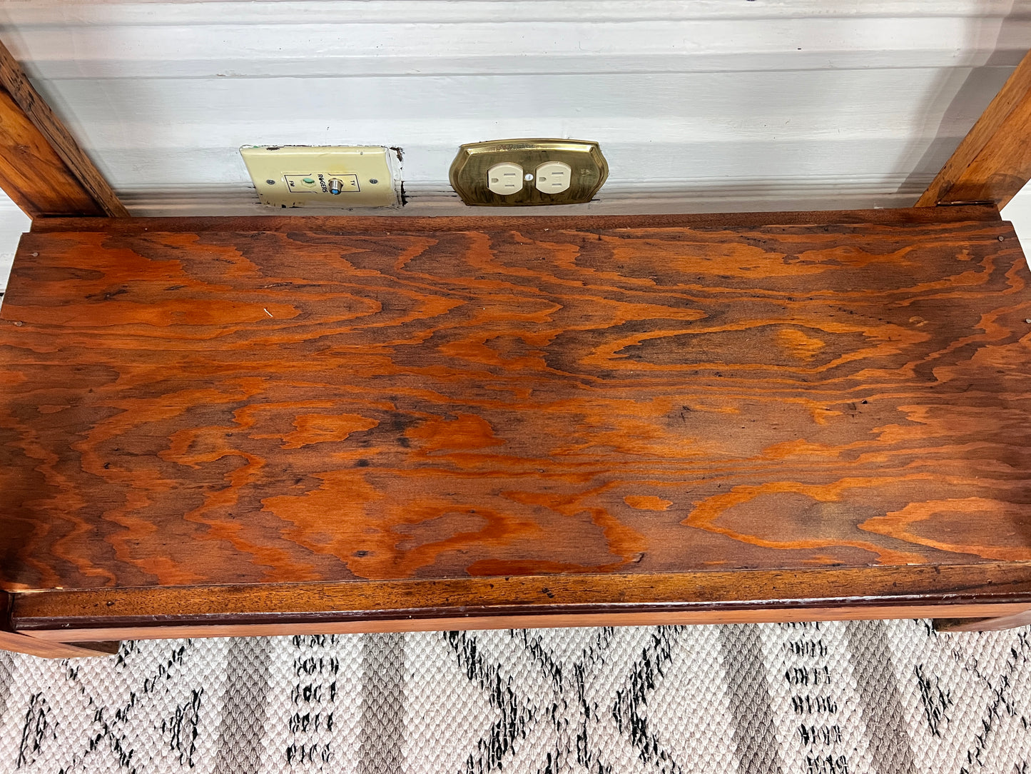 The Antique Hall Tree With Mirror