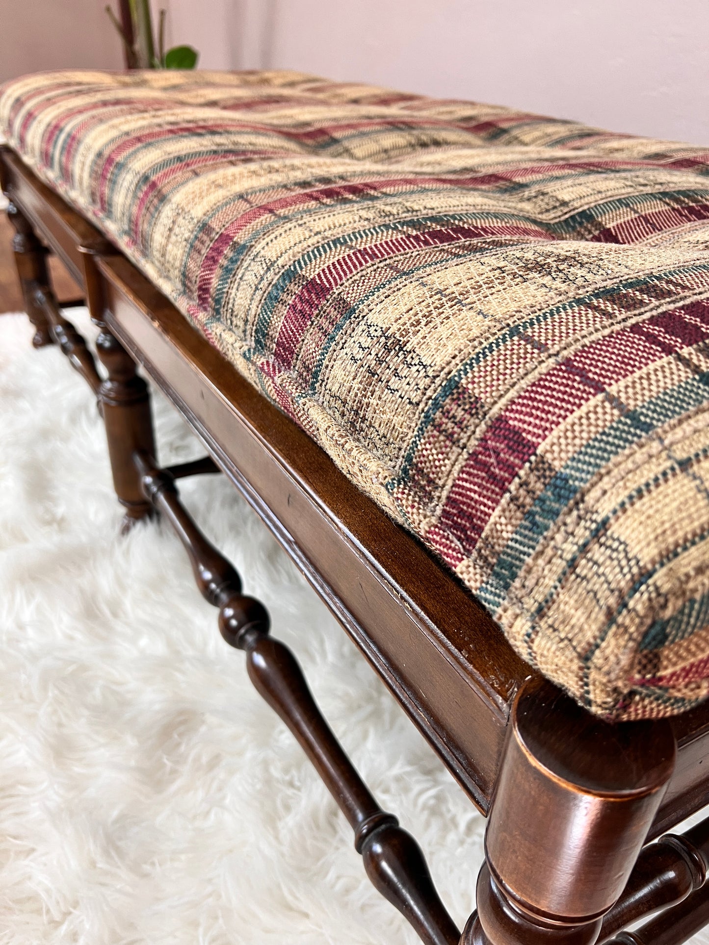The Terrific Tartan Bench