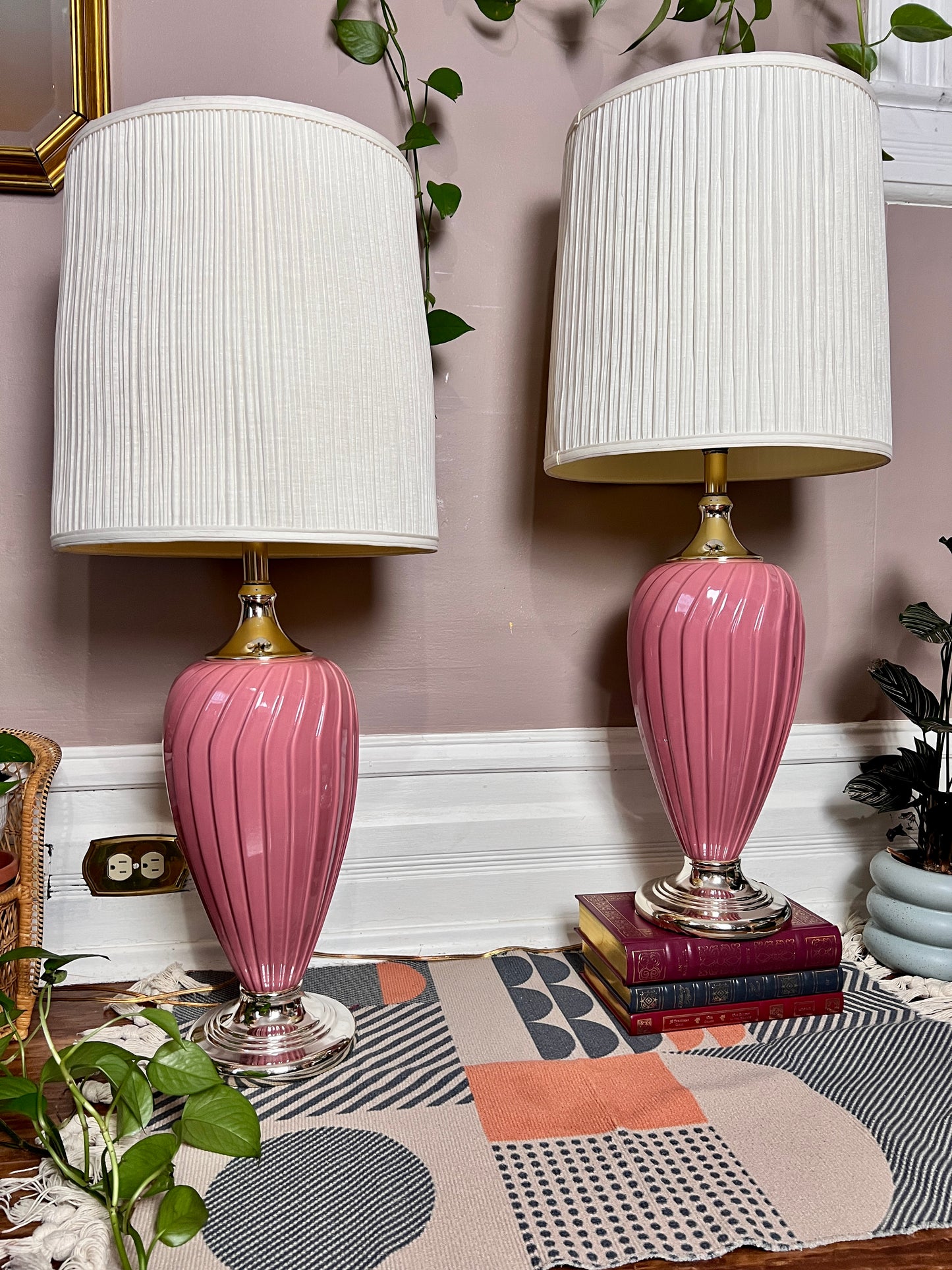 The Pink Ceramic Lamps
