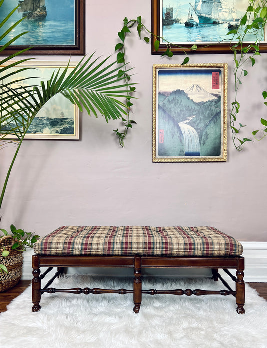 The Terrific Tartan Bench