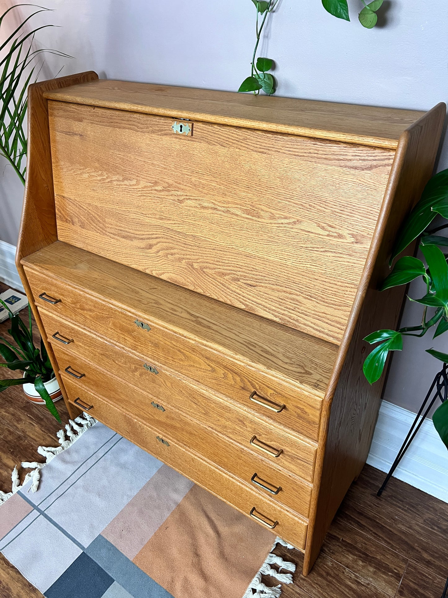 The Calico Secretary Desk