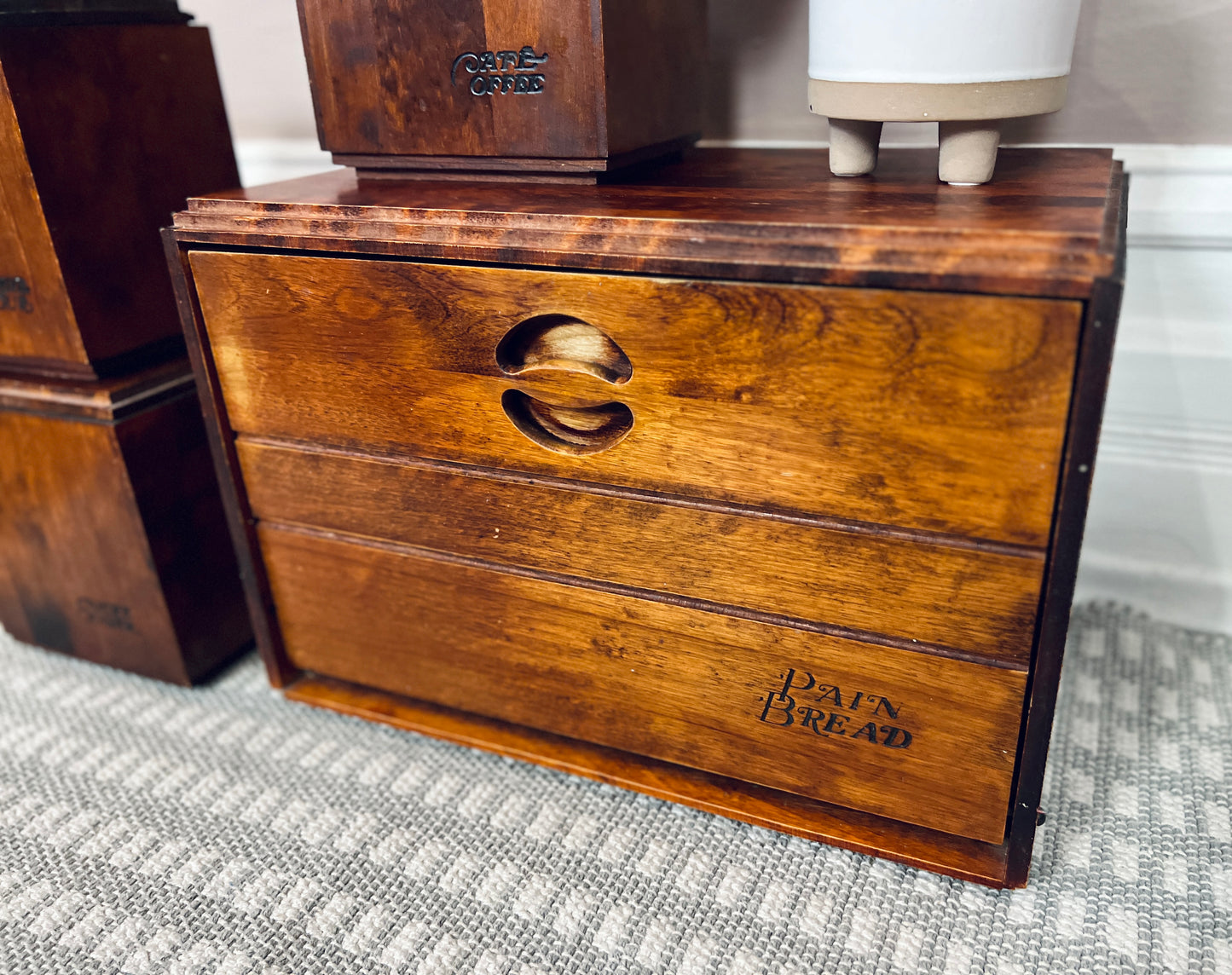 Baribocraft Wooden Kitchen Containers
