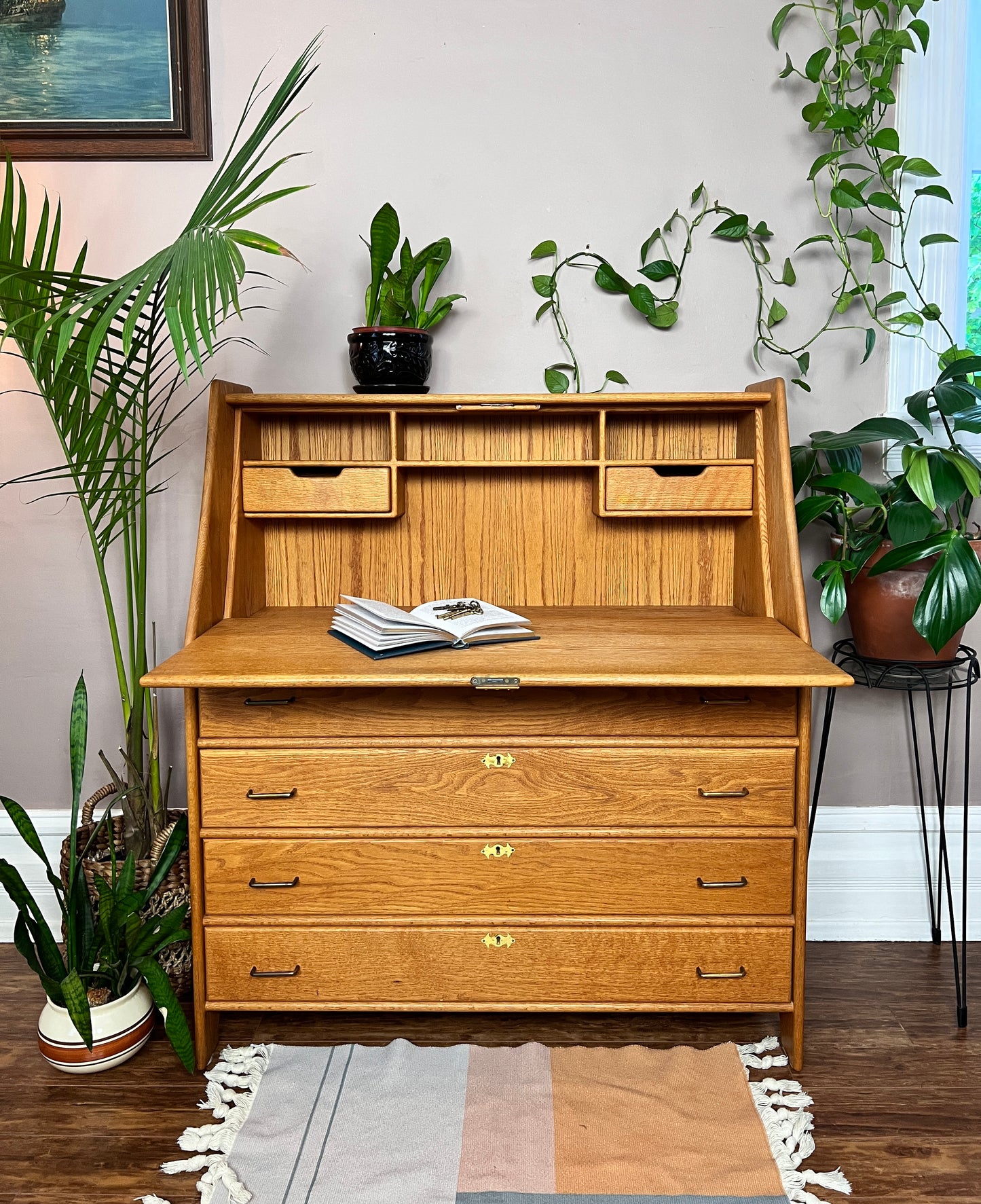 The Calico Secretary Desk
