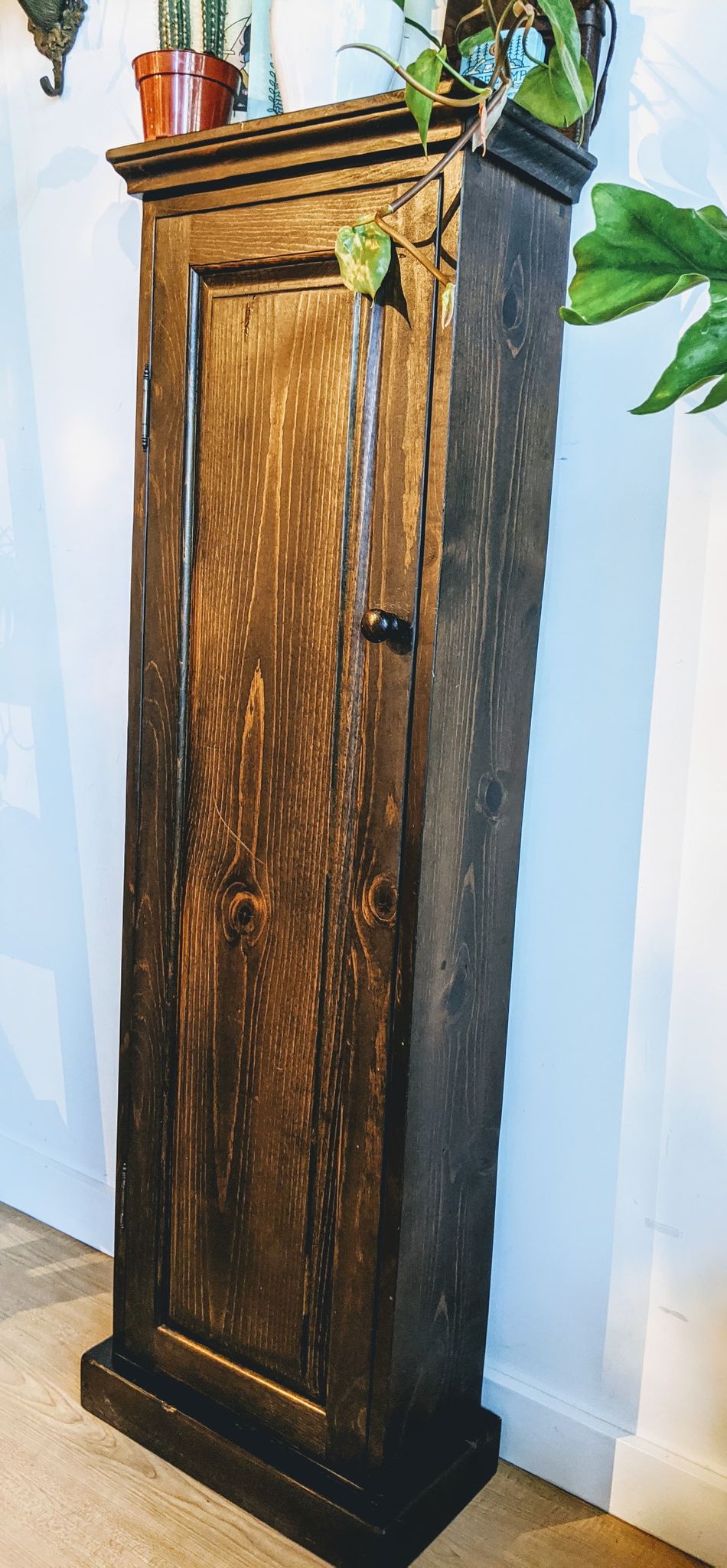 Brown Cupboard Spices, Pottery, Retro, Tall, Bohemian