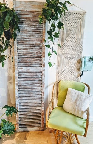 Ocean Beach House Room Divider Vintage Retro