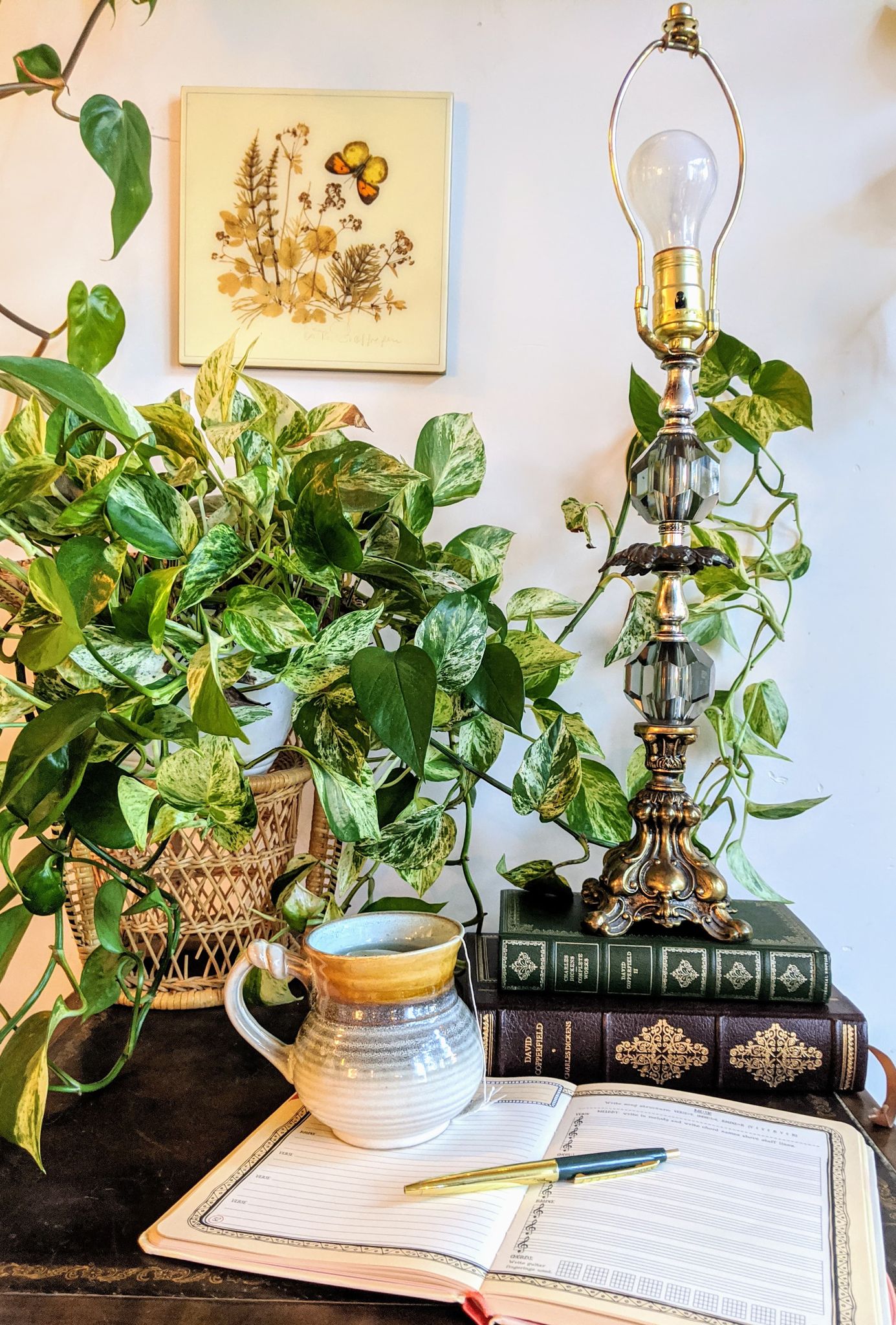 Lumiere Beauty and the beast Lamp vintage paris france funky retro