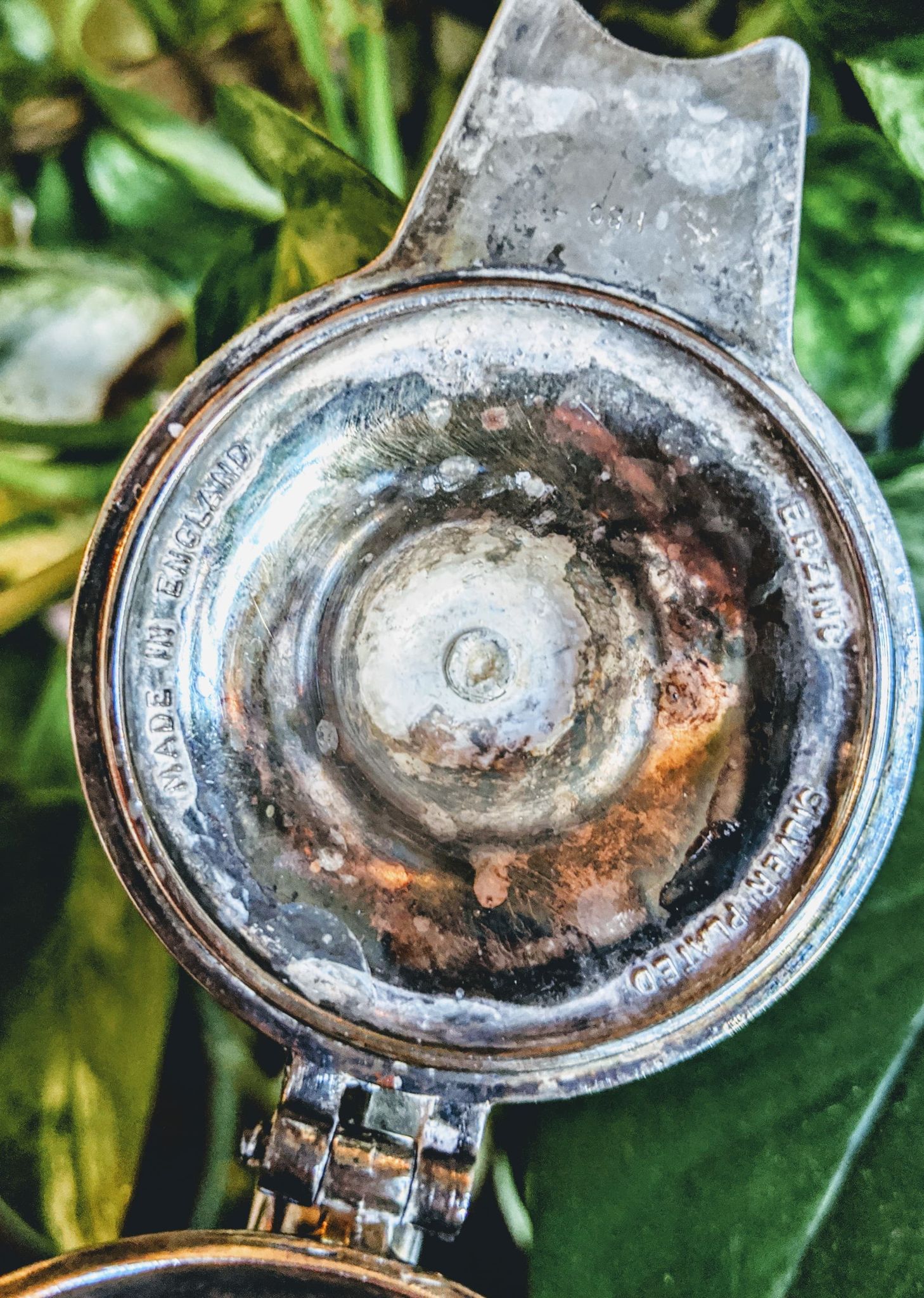 Vintage Silver Plated Wine Decanter - Erzing Mark