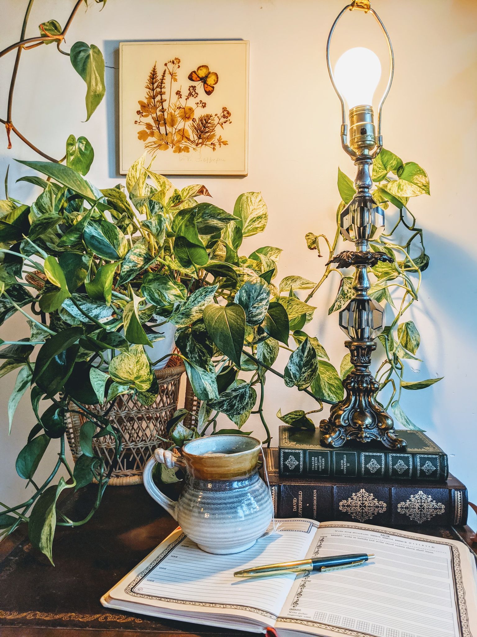 Lumiere Beauty and the beast Lamp vintage paris france funky retro