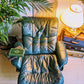 Lazboy chair 80s pine green recliner leather