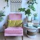 The Pink Moon Retro Vintage Teak Arm Chair