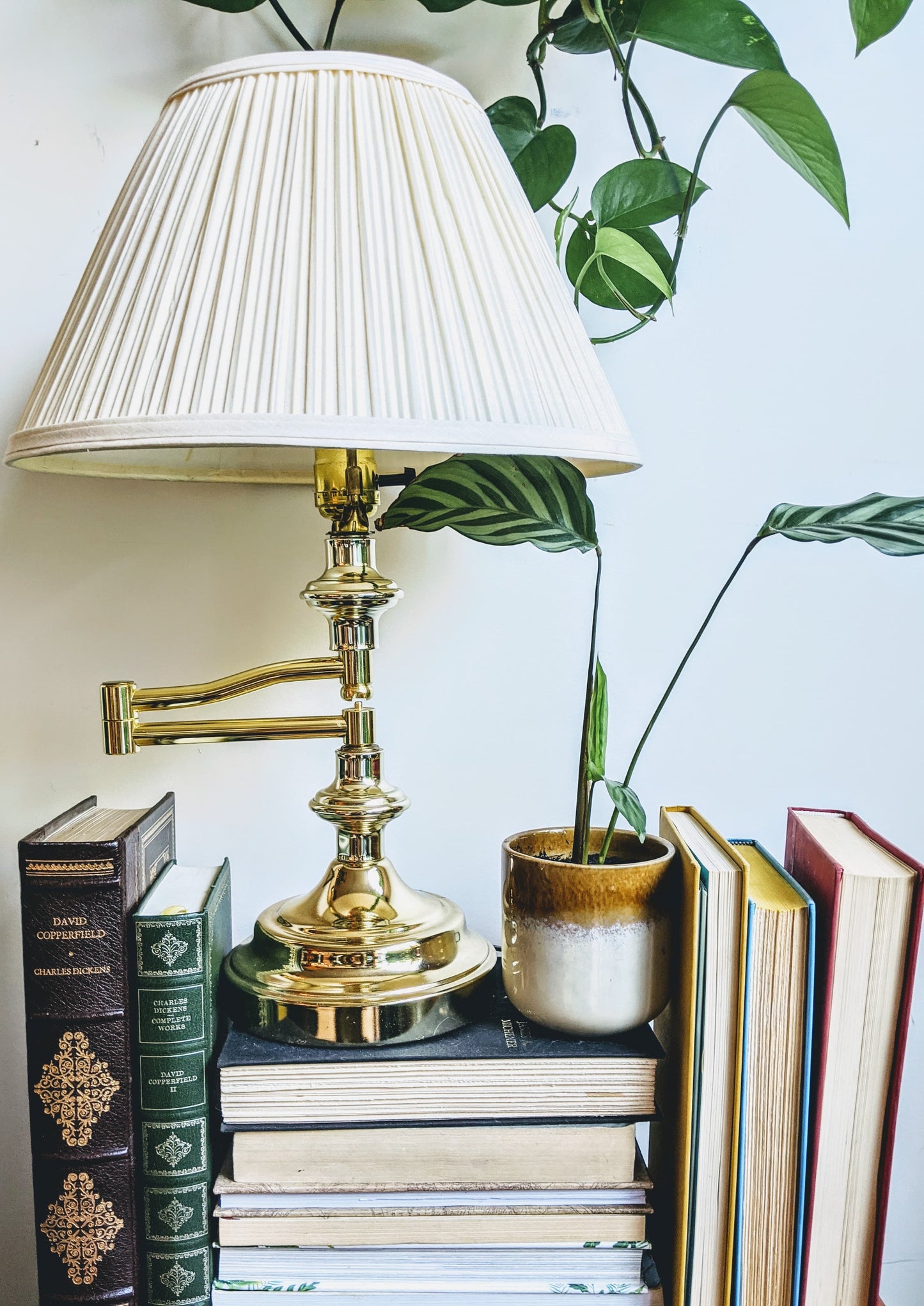 Brass Folding Lamp Vintage Brass