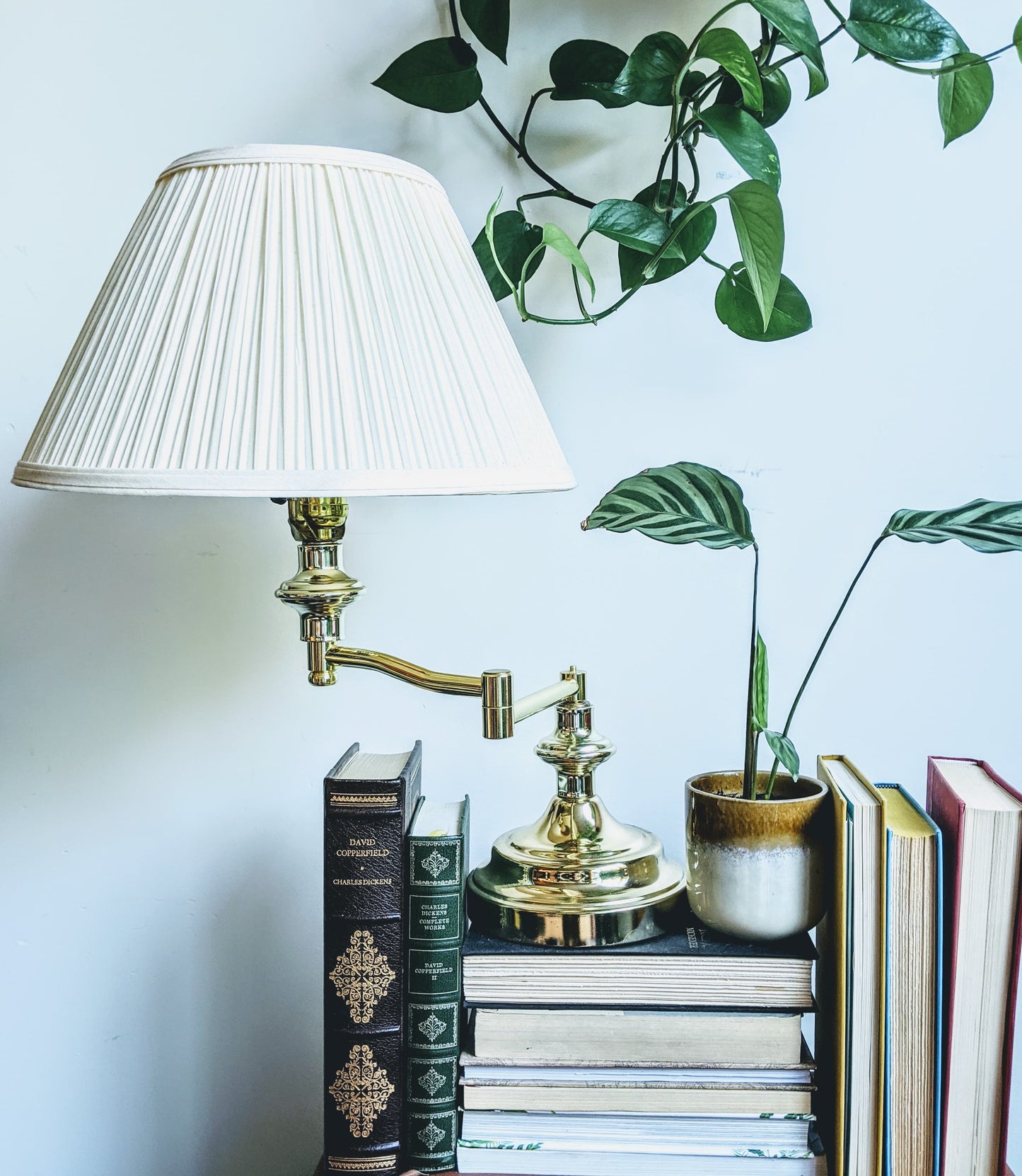 Brass Folding Lamp Vintage Brass