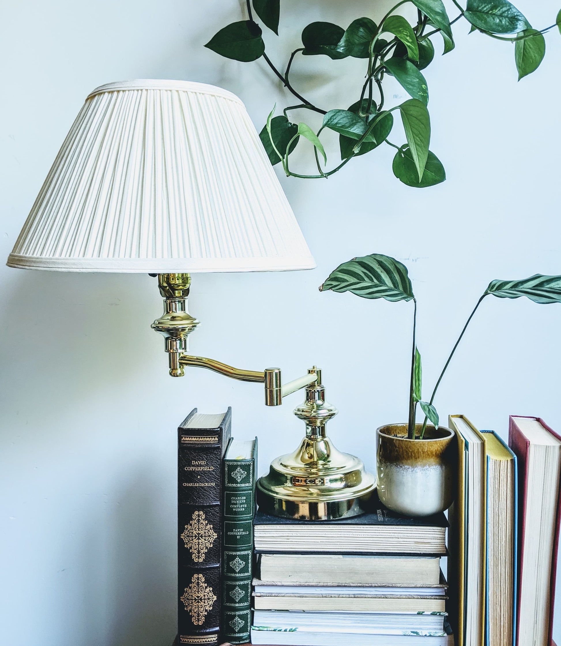 Brass Folding Lamp Vintage Brass