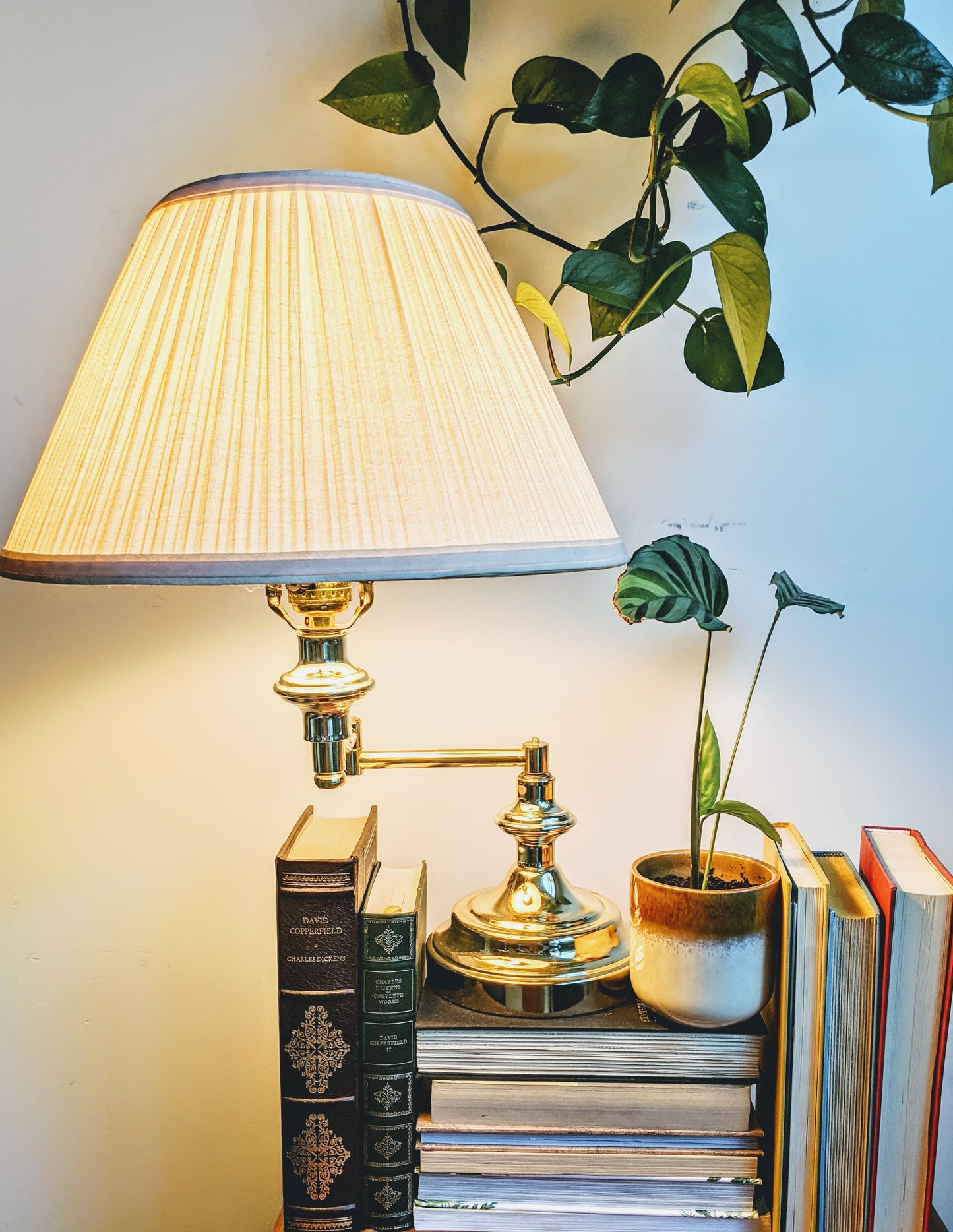 Brass Folding Lamp Vintage Brass