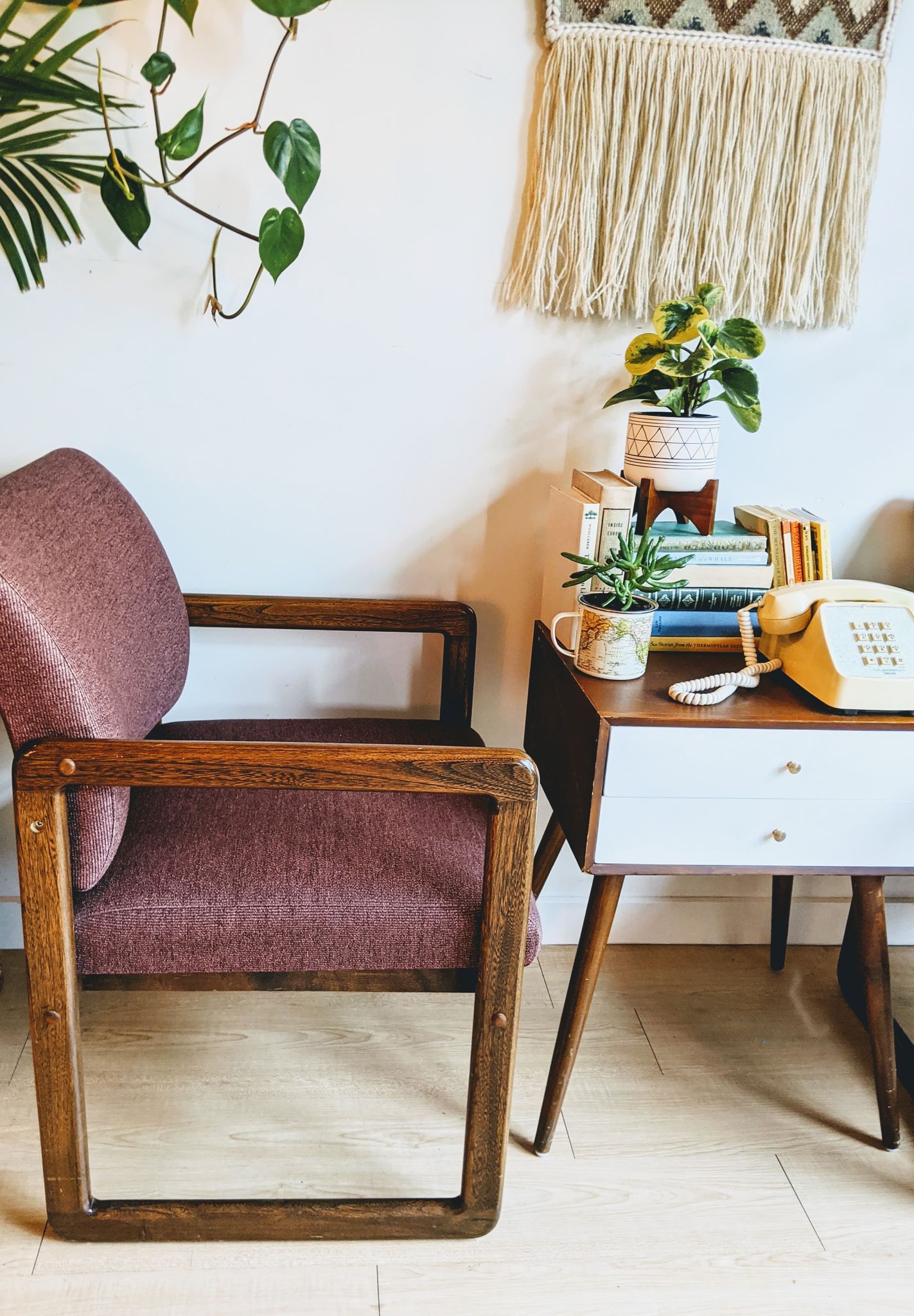 The Plum Teak Style Chair