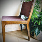 Plum Teak Chair Mid Century Style