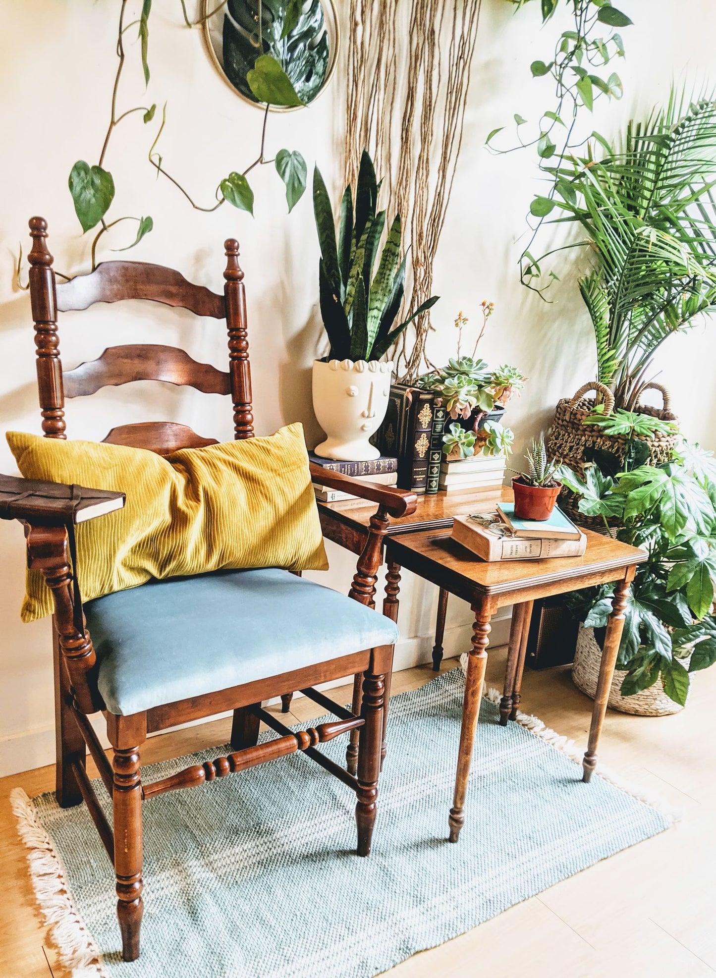 The Blue Velvet Chair