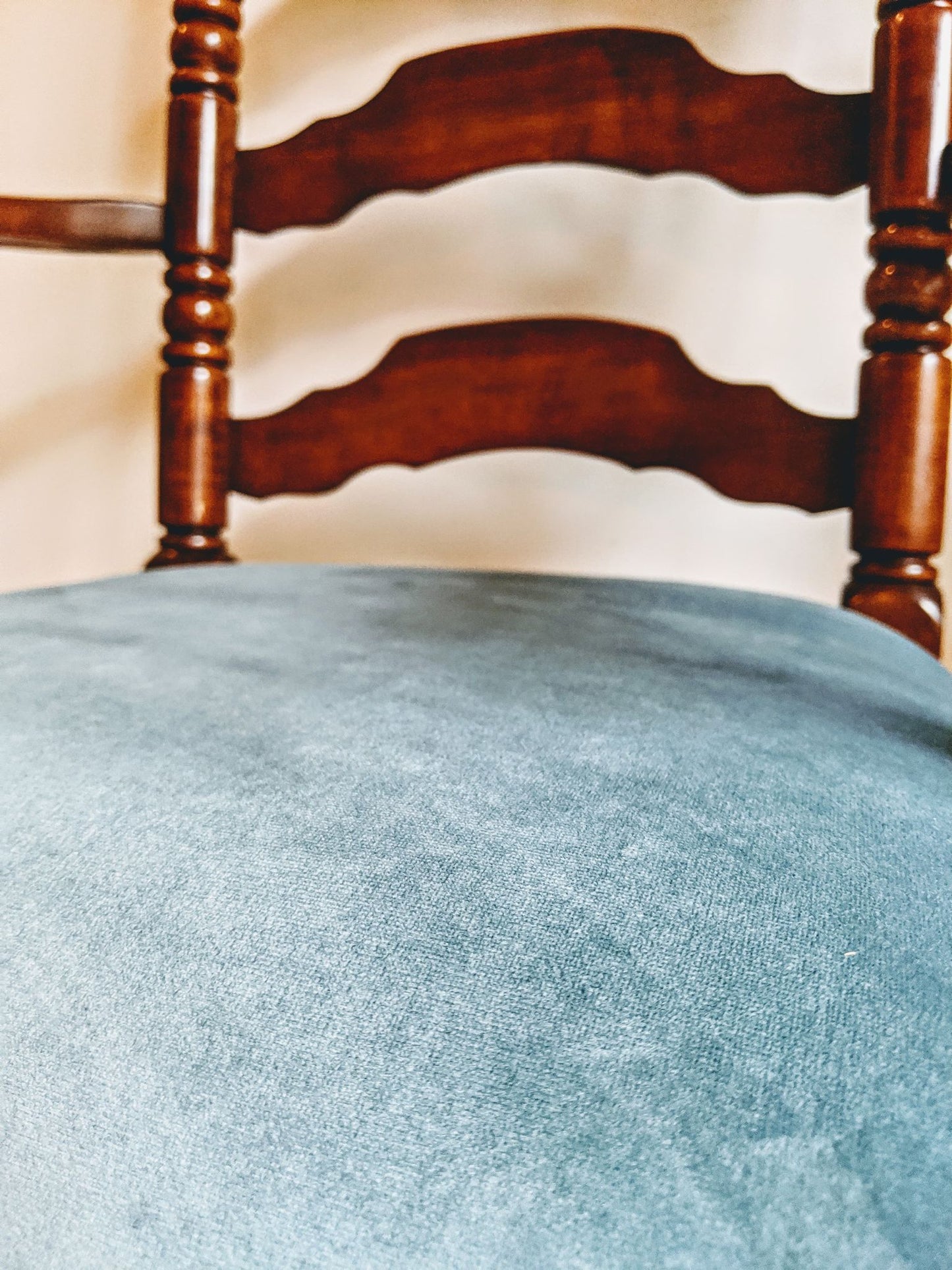 The Blue Velvet Chair