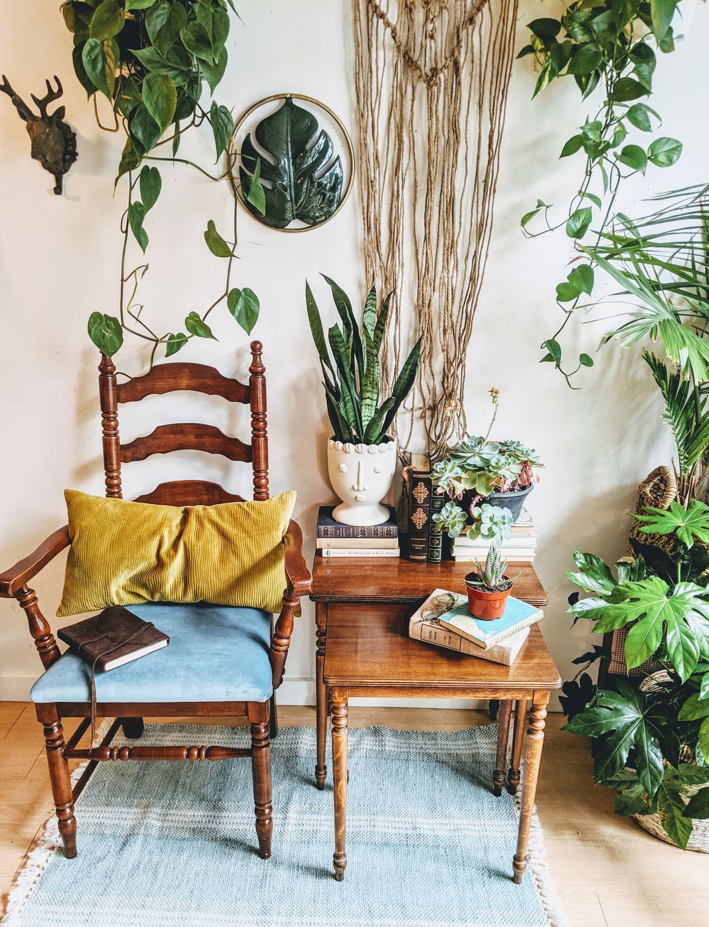 The Blue Velvet Chair