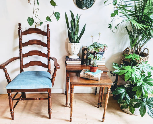 The Blue Velvet Chair