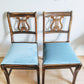 Harp Chair Joanne Newsom Velvet Blue Vintage Orchestra 50s  Edit alt text