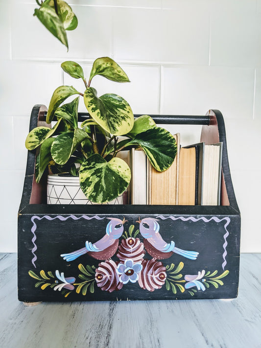 Songbird Tool Box Vintage Retro Hand painted Disney Style