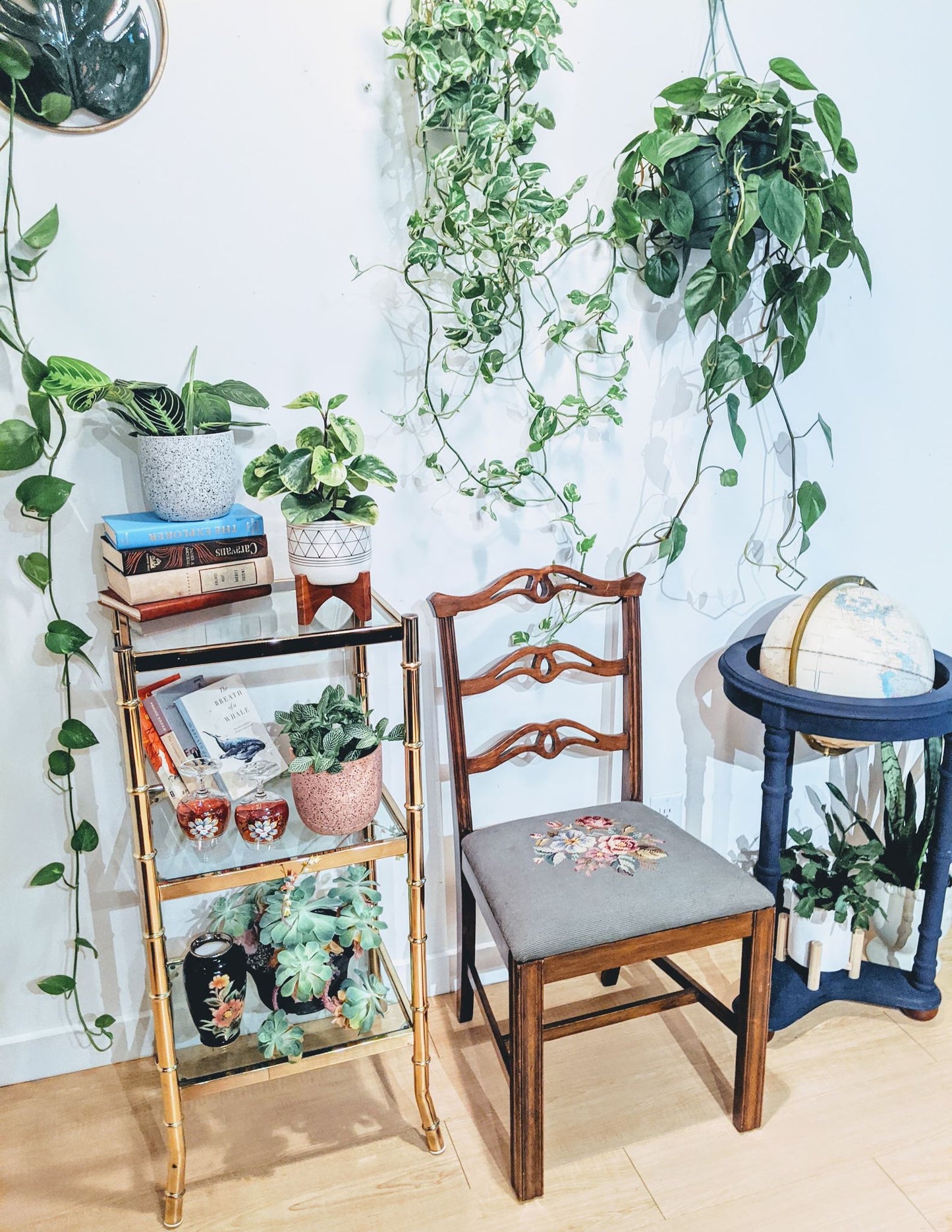 This Ain't Your Momma's Cross Stitch Chair