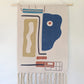 Vintage Abstract Wall Hanger Canvas Cotton Artistic Victoria BC Canada Vancouver Island Unique Home Decor Bohemian