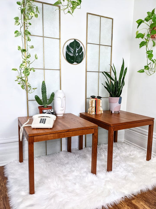 Yes these are actually teakwood tables!