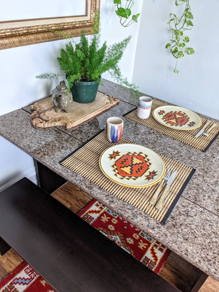 The Marcel Table & Benches