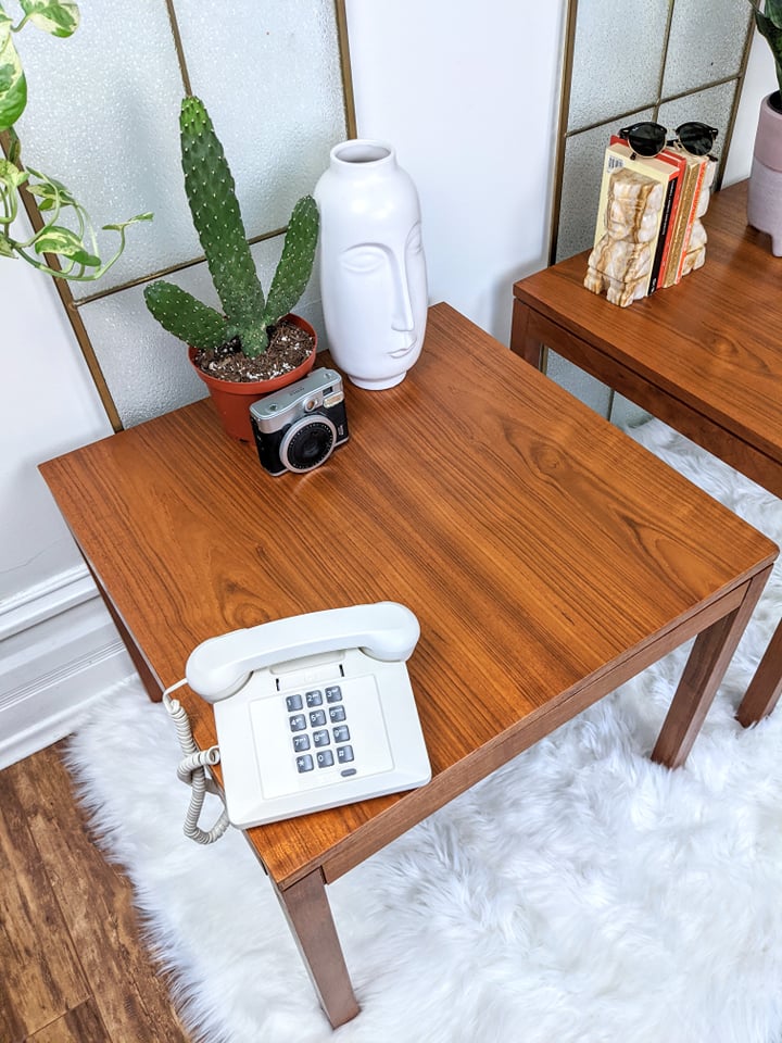 Yes these are actually teakwood tables!