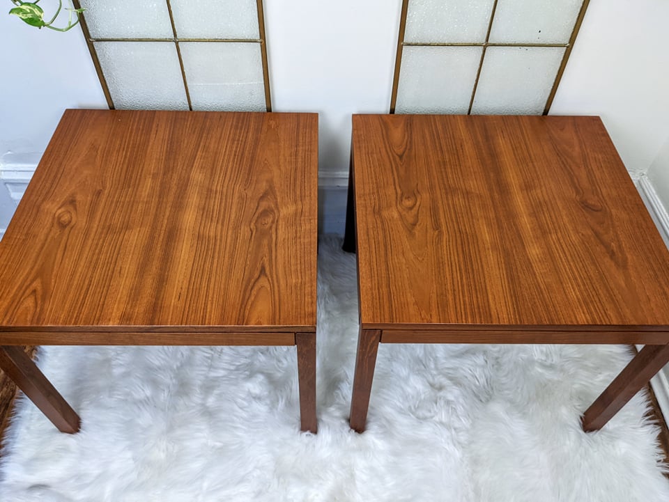 Yes these are actually teakwood tables!