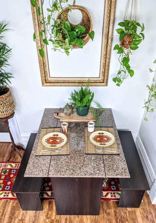 The Marcel Table & Benches