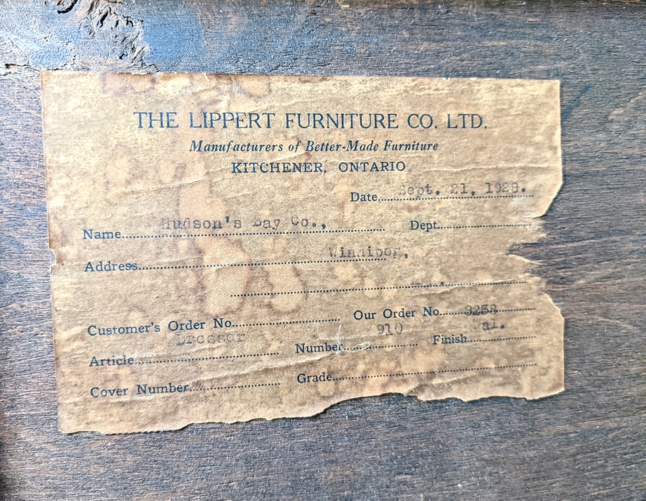 The Walnut Vanity Dresser