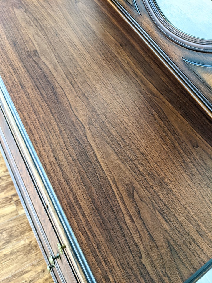 The Walnut Vanity Dresser