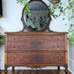The Walnut Vanity Dresser