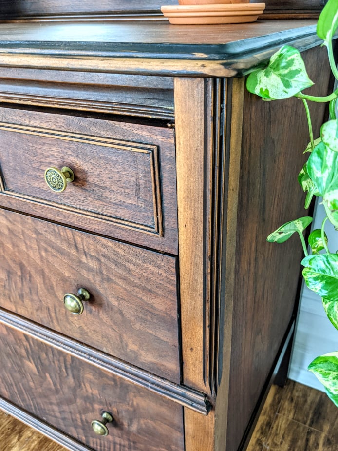The Walnut Vanity Dresser