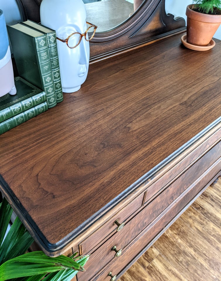 The Walnut Vanity Dresser
