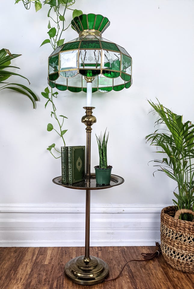 The Emerald Lantern Table