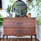 The Walnut Vanity Dresser